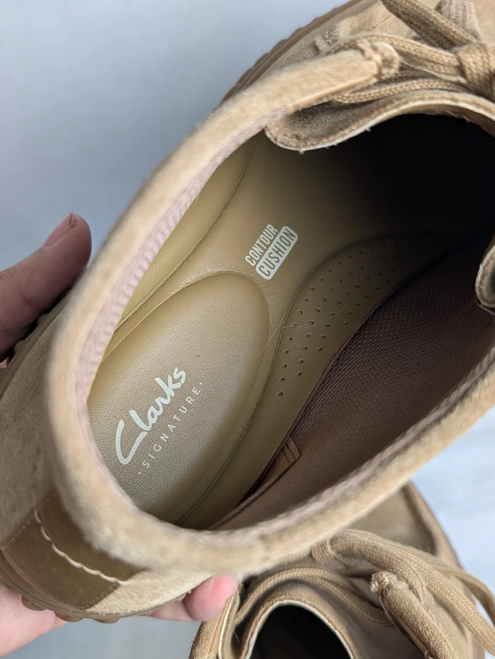 Clarks Men’s Suede Chukka Boots in Tan